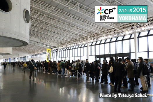 CP+2015長蛇の来場者